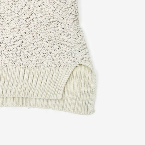 Young Fabulous & Broke Popcorn Knit Hoodie Sweater Small Cream Clean Girl Comfy - Picture 11 of 15